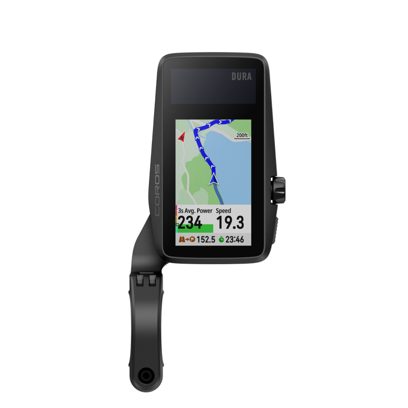 Coros Dura Solar GPS Bike Computer in Black-6